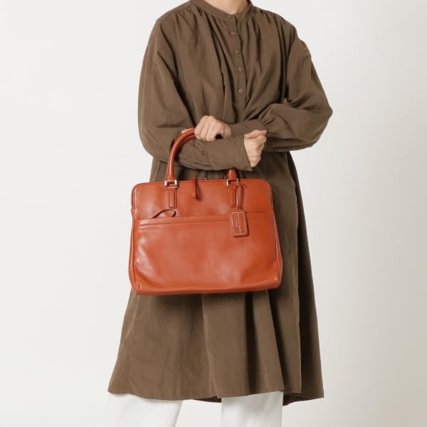 Натуральная натуральная кожа деловой тонкий портфель компактный стиль хаки [G Leather] мужской