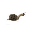 Vintage Brass Snail Small Ornaments Tea Pet Ceremony Solid Copper Simulation Animal Figurines Miniatures Home Decorations