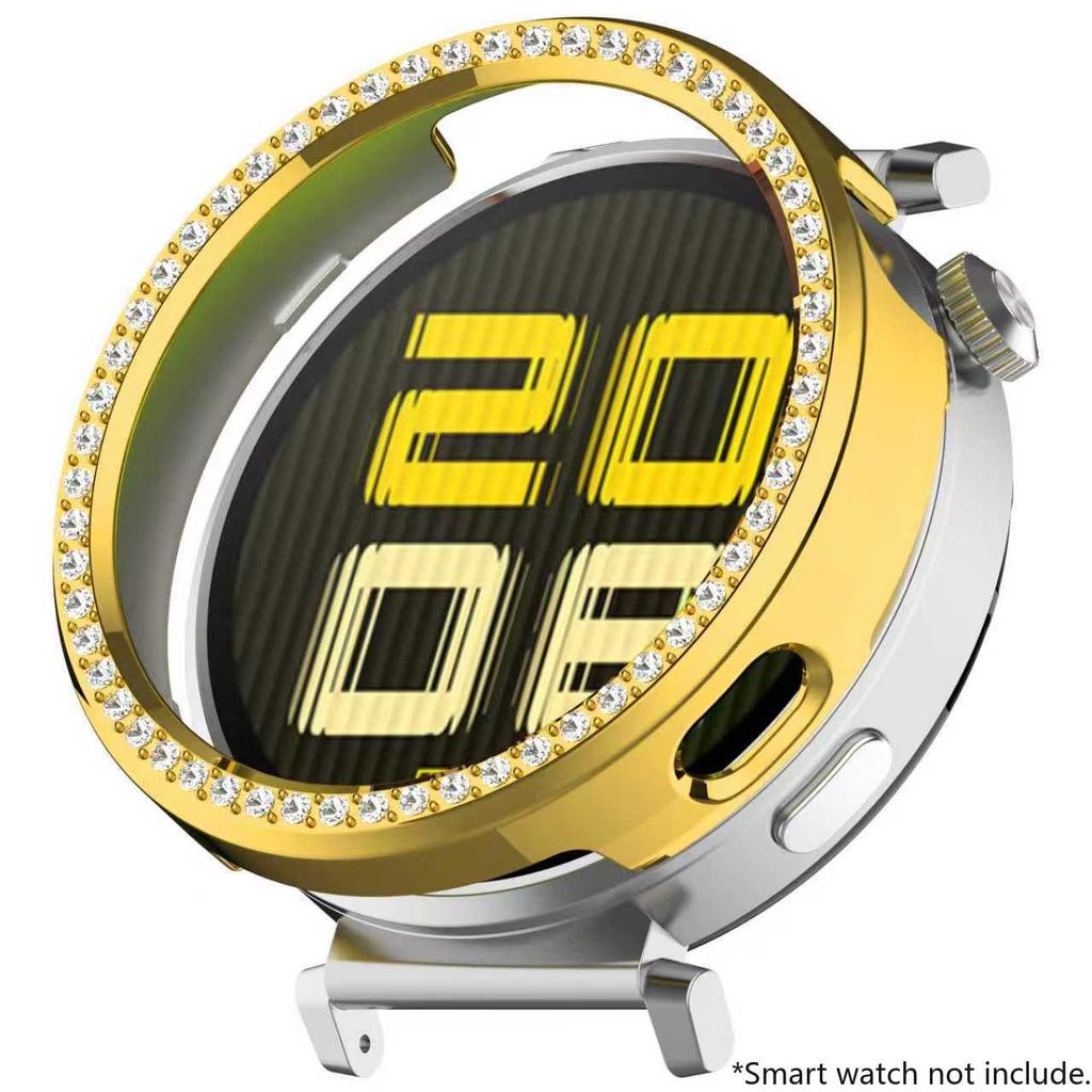 Блестящий полый корпус-рамка для Huawei Watch GT6 Алмазный хрустальный бампер-защита для Huawei Watch GT6 41 мм Аксессуар-оболочка