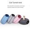 Туннель для кошек, интерактивная игровая игрушка, кровать для кошек, домашние игрушки двойного назначения, товары для тренировок котят, обучающая игрушка для кошек