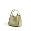 Early Spring Commuting Basket: Simple and Fashionable, Versatile Leather Single-shoulder Crossbody Handbag, Soft Leather