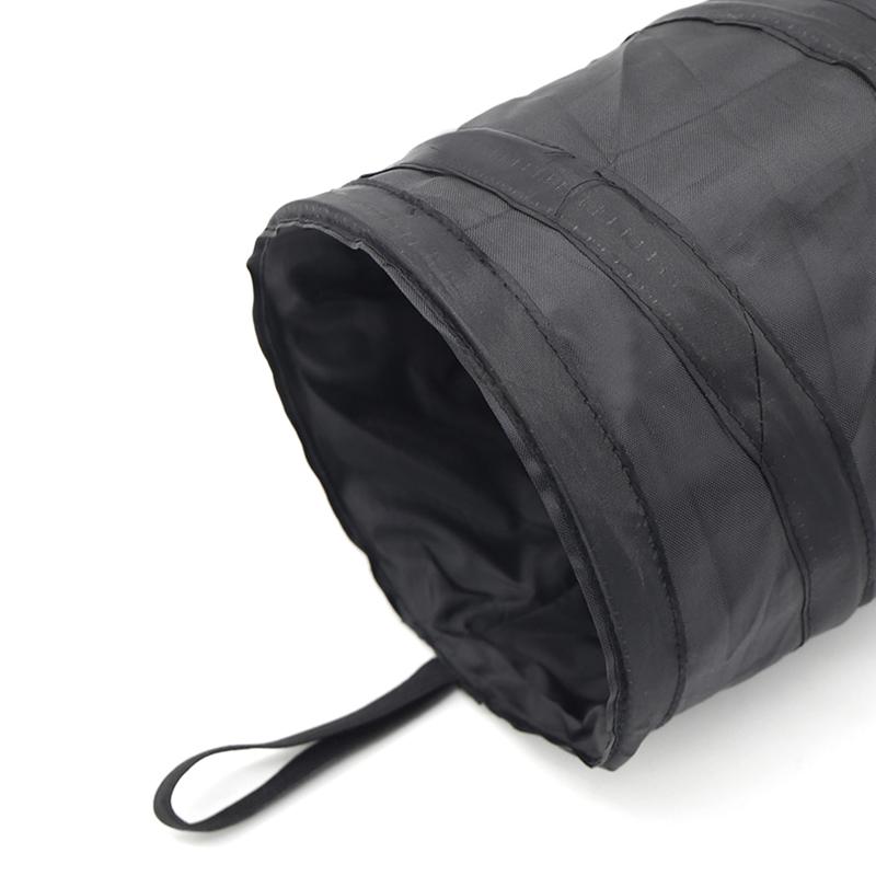 Складной черный автомобильный мусорный бак, мусорный мешок, мусорное ведро, маленький герметичный автомобильный мусорный мешок, мусорная корзина