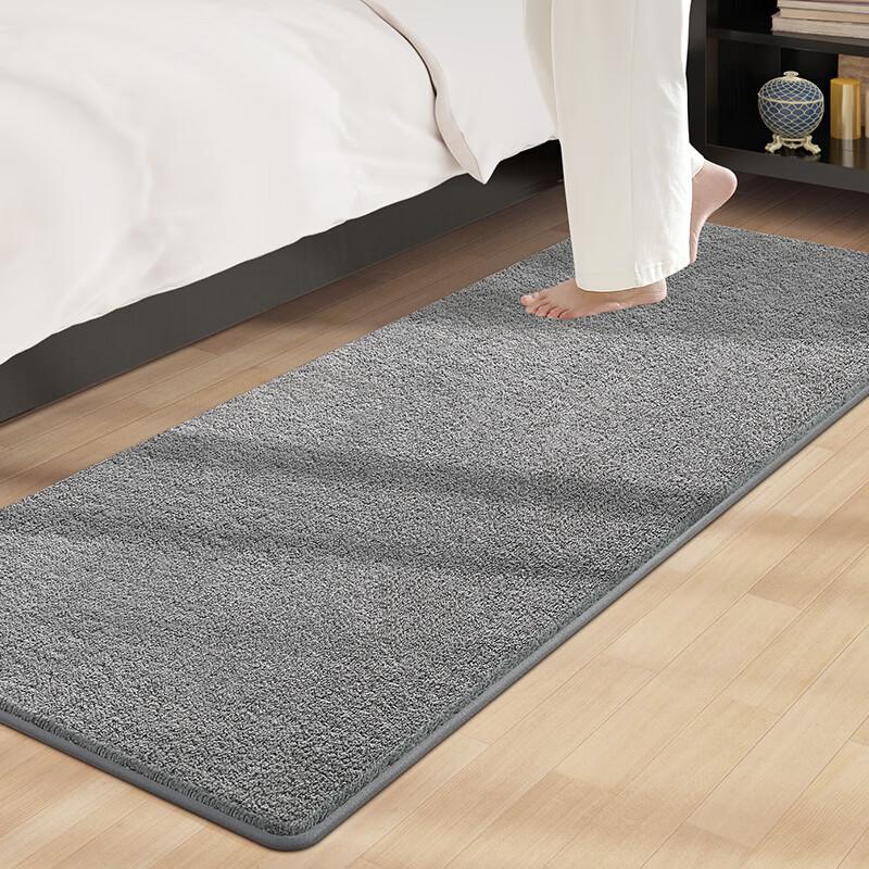 Dajiang Bedroom Rug, Plush Bedside Carpet for Girls' Room, Storable Floor Mat, 80x160cm