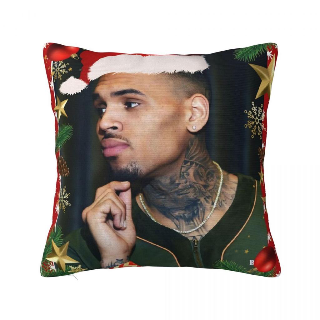 Крис Браун Breezy Bowl Xx Постер Наволочка Смешная Наволочка Мягкая Графическая Наволочка Наволочки Для Дивана Домашний Декоративный