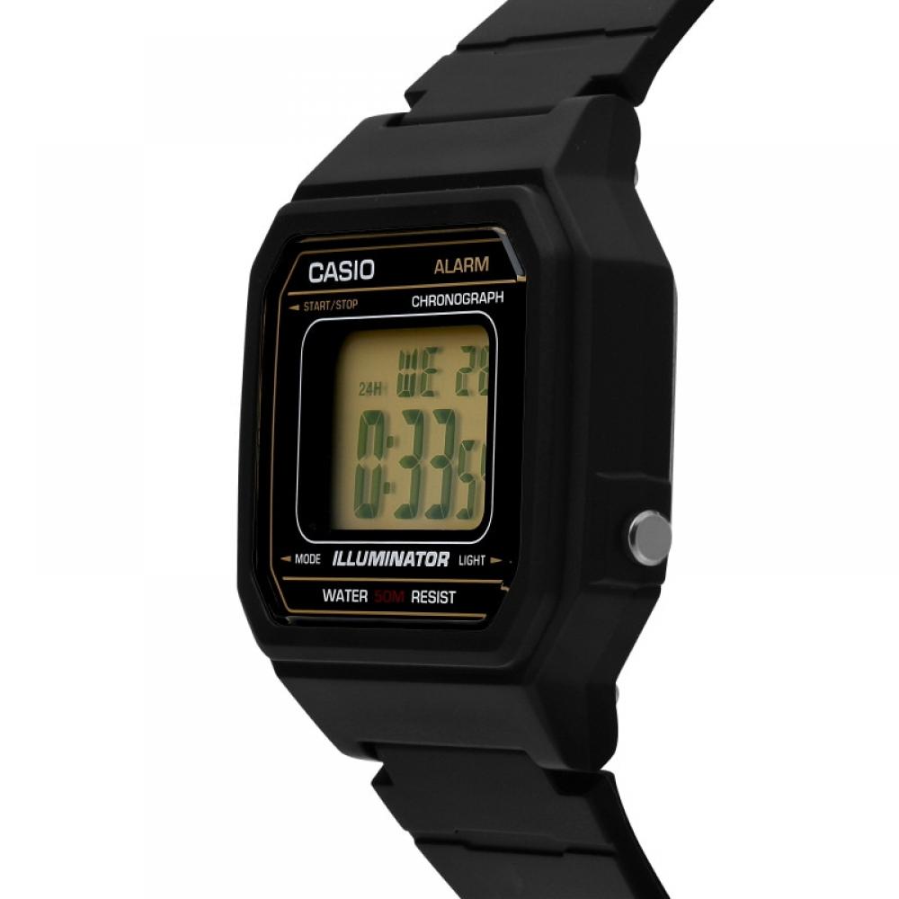 Casio W 217h 9avdf  W 217h 9a  Digital Square Vintage Retro Men S Pu Watch
