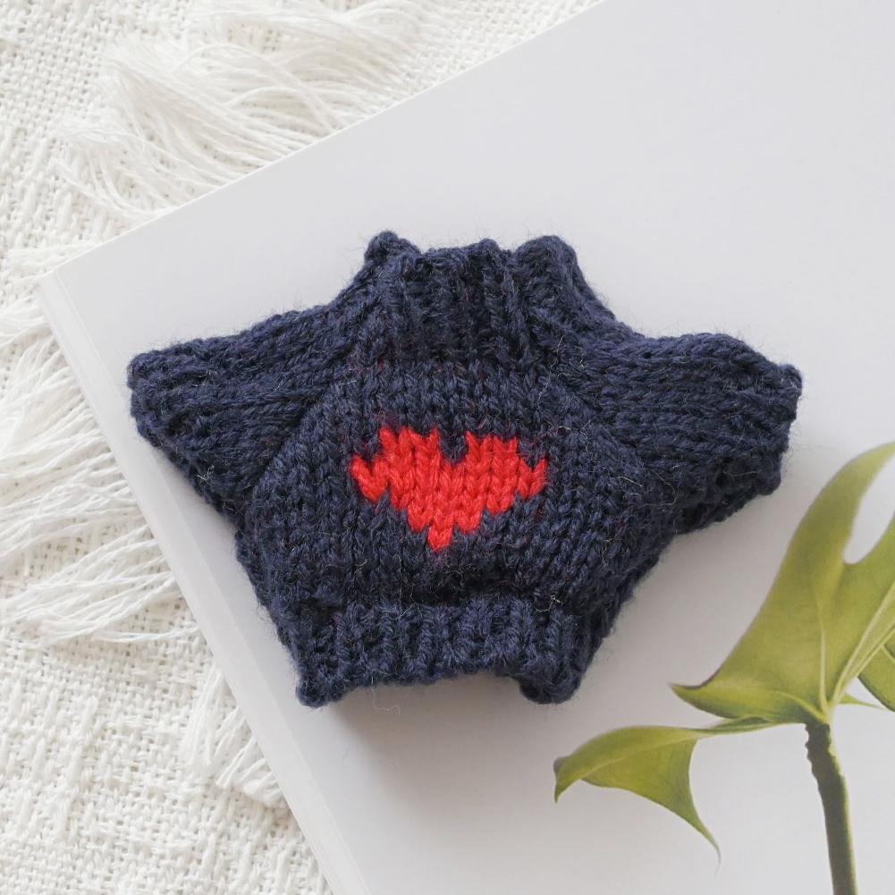 Для 14 см хлопковый комбинезон для кукол с мультяшным сердцем, сменный наряд для плюшевой куклы, аксессуары для игрового домика, мини-одежда