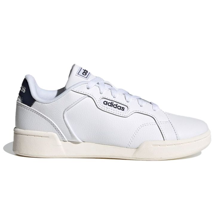 Adidas Neo Roguera J Нескользящие низкие детские кеды для скейтбординга Детские кеды для скейтбординга Белые Черные FY7181