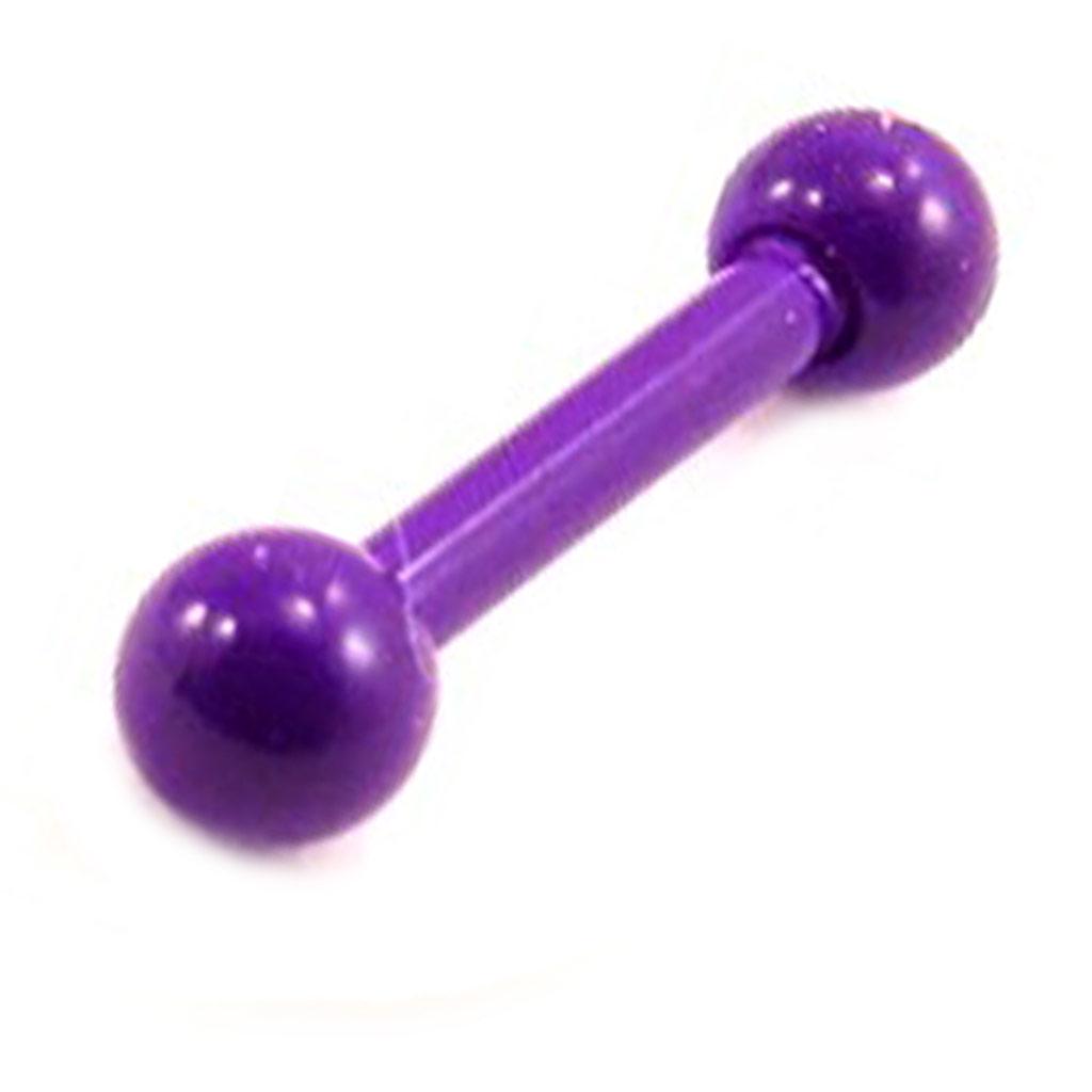 Les Trésors De Lily [L4488] - Micro Barbell 'Coloring' Purple (tragus)