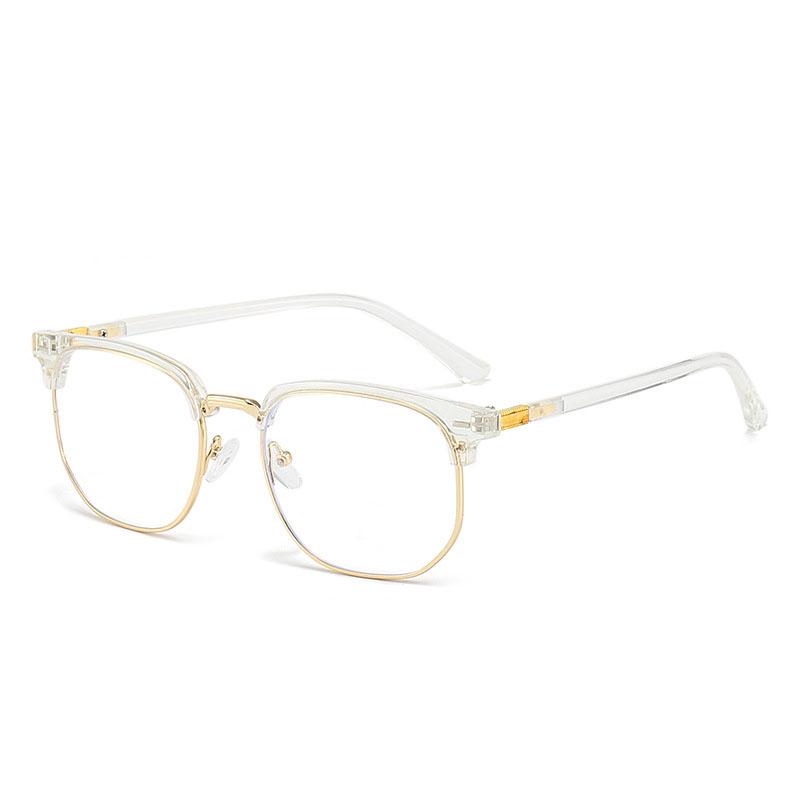 Мужские компьютерные очки в стиле ретро с анти-синим светом, дизайнерские винтажные женские полуоправы, модные офисные женские аксессуары, очки