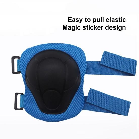1 комплект наколенников, регулируемые сверхлегкие амортизирующие ударопрочные детские налокотники, спортивный комплект защитного снаряжения
