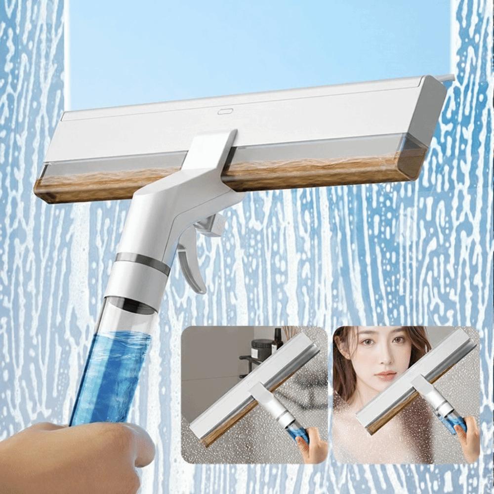 Double-sided Window Cleaning Squeegee Telescopic Handle Spray Window Cleaning Tool  Glass Cleaning