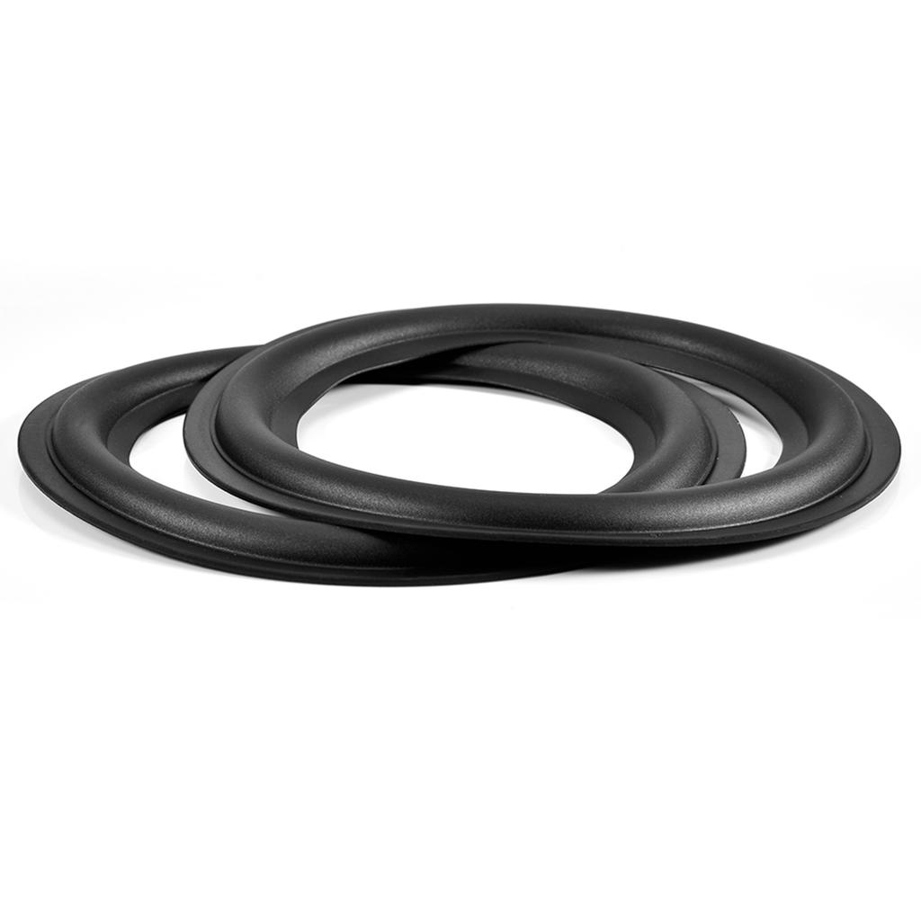 2 шт. 6 дюймов 156 мм перфорированный резиновый край объемного динамика запасные части для ремонта замена черного цвета