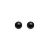LEYIE BIG ONYX BALL STUDS