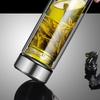 Glass Water Bottle, Transparent, Large Capacity, Double-Glazed Glass, Tea Bottle, Direct Drinking, Tea Strainer Included, Easy To Carry, Leak-Proof, U