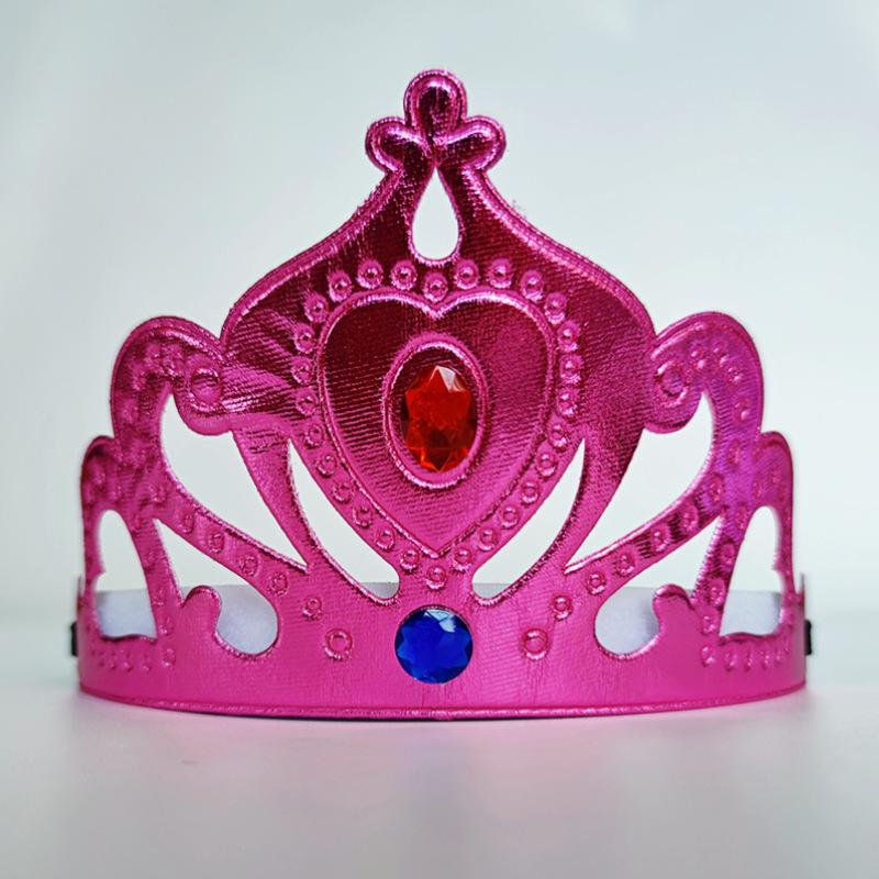 Тиара замороженной принцессы, головной убор для украшения детского торта на день рождения