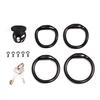 Exclusive Female-to-Male Mini Hollow Small Cap Chastity Lock Cross-Dresser Small Pot Cap Lock Positive Chastity Device
