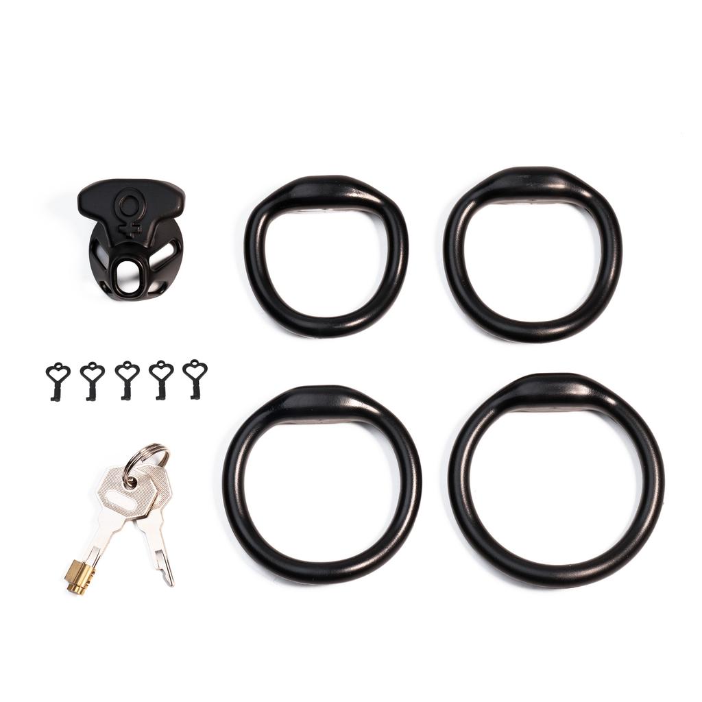 Exclusive Female-to-Male Mini Hollow Small Cap Chastity Lock Cross-Dresser Small Pot Cap Lock Positive Chastity Device