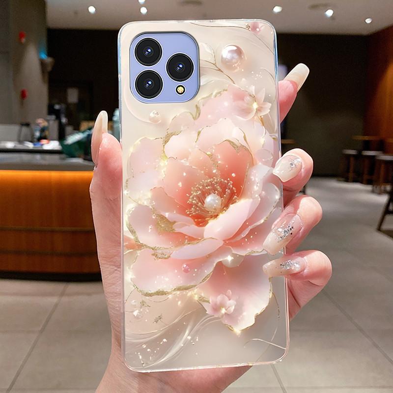 Чехол для телефона Cubot P80 Coque Бабочка Бант Защитный корпус CubotP80 Чехол Capa Прозрачный Мягкий Силикон TPU Покрытие Funda