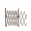 Barrière à ciseaux - MUVOE - Extensible 52-405cm - Aluminium - Fer - Marron