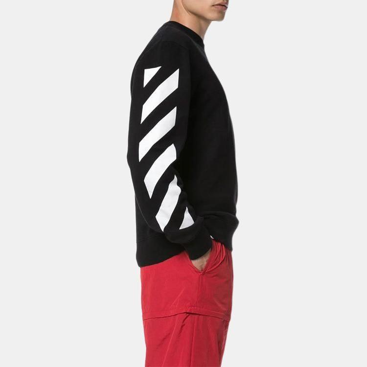 OFF WHITE FW19 Толстовка Мужская Черная OMBA025E19E300061088