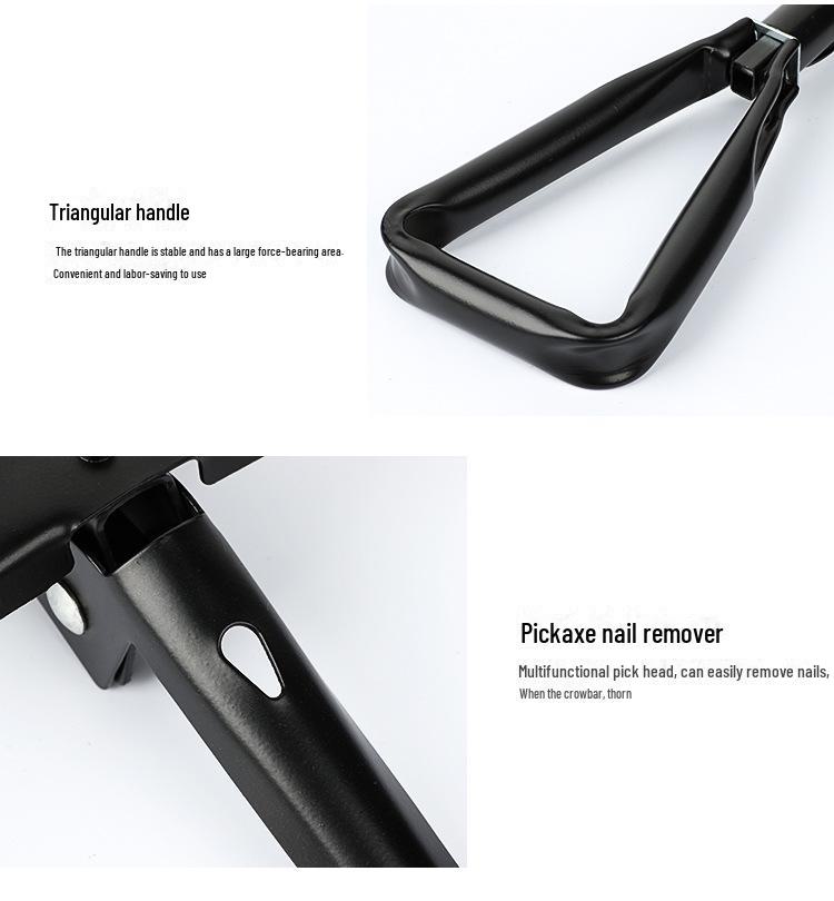 Многофункциональная аварийная автомобильная лопата: Складной инструмент военного класса для выживания на природе и использования в автомобиле
