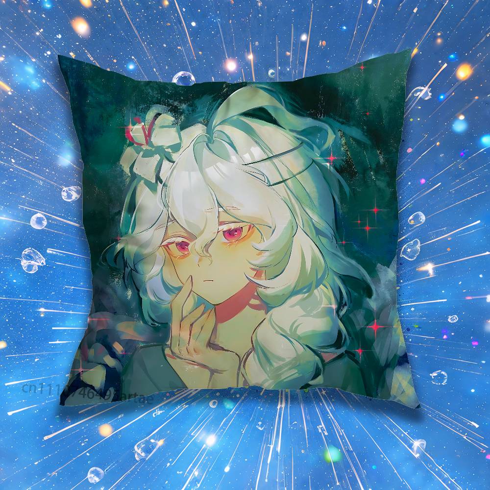Run Kingdom White lily CCookie Pillow Case For Home Bedroom Car Office Decoration Living Room Sofa Cushion Cover Suitable