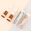 DUcare Foundation Brush 2pcs Flat Top Kabuki Self Tanner Brush Synthetic Makeup Brush Liquid Blending Mineral Powder Buffing Stippling Makeup Tools