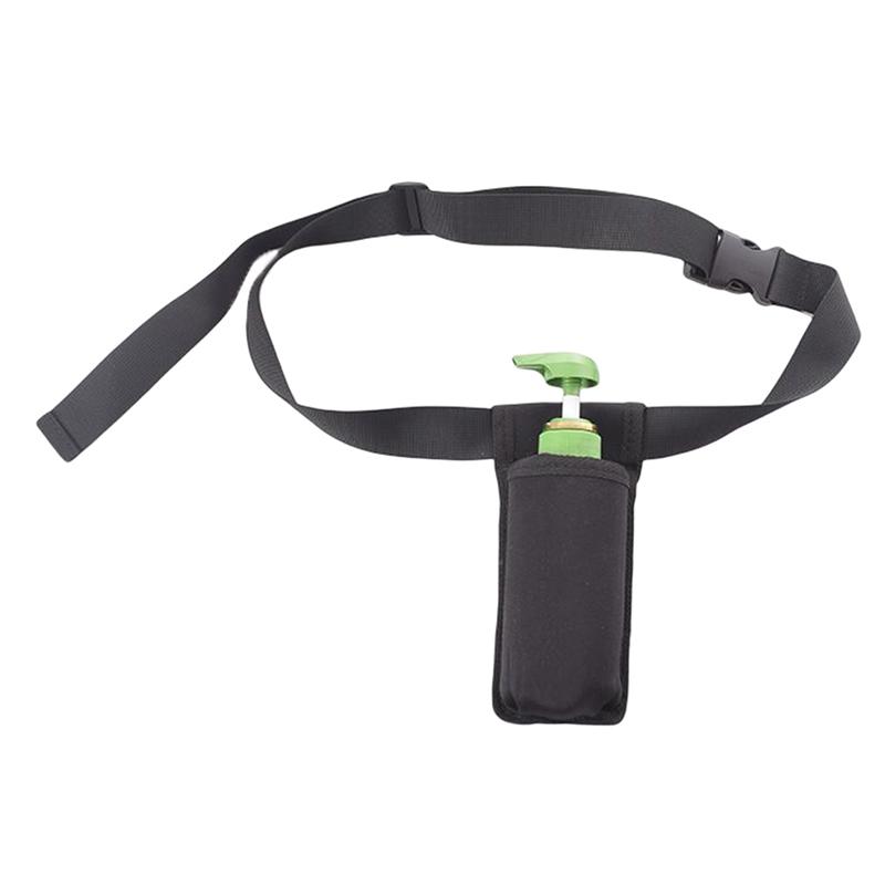 Массажный держатель для бутылок Моющиеся сумки для хранения из ткани Оксфорд Вмещает 1 бутылку Массажный лосьон Эссенция Масло Дозатор Поясной держатель
