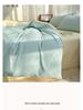2024 A-Class Pure Cotton Bedding Set: Solid Color Duvet Cover & Bed Sheet