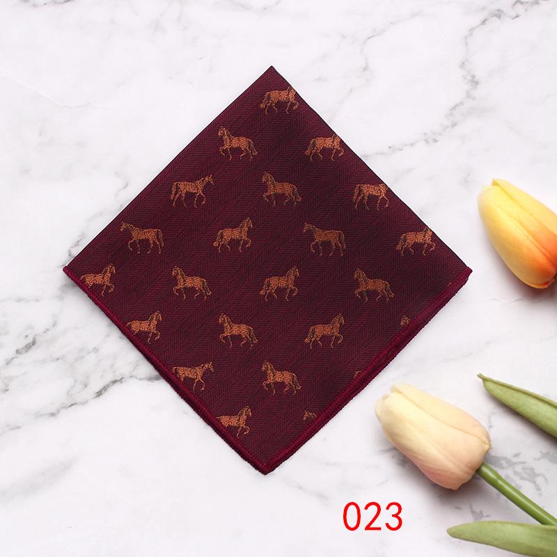 British Style Men'S Suit Pocket Towel Small Flower Type Business Retro Banquet Suit Small Square Scarf Chest Towel Handkerchief