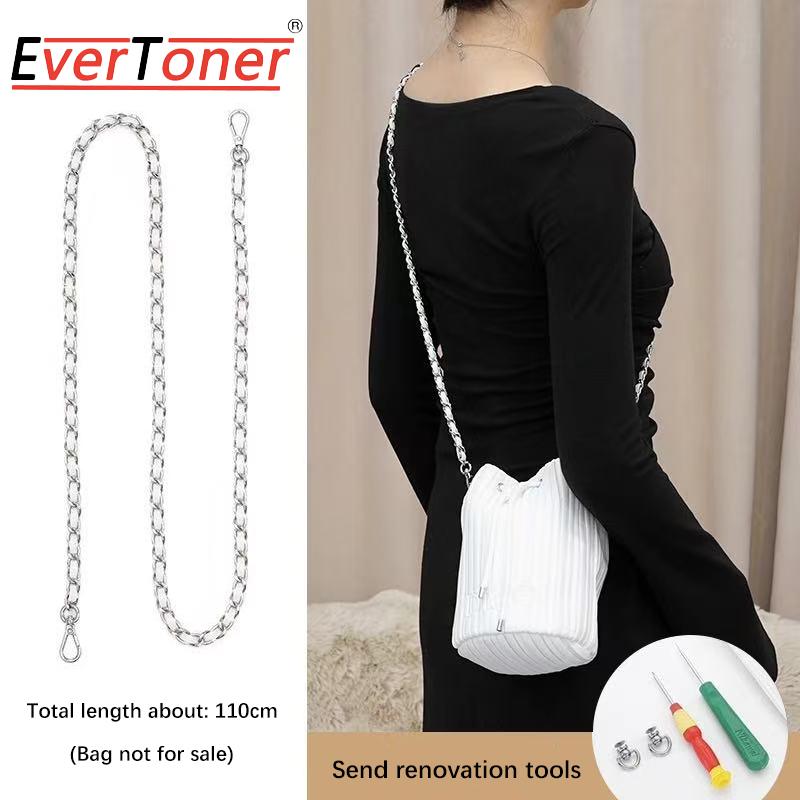 EverToner Жемчужная Цепочка для Сумки Ремень через Плечо Шнурок Удлинитель Аксессуары для DIY Жемчужный Ремень для Сумки Запасные Аксессуары