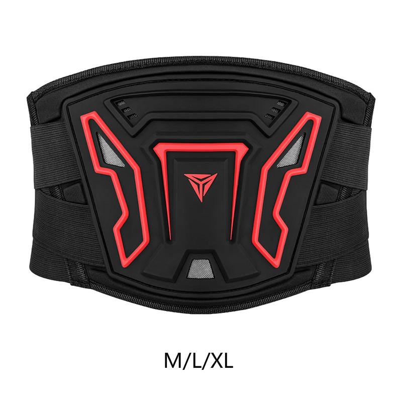 Motorcycle Waist Protection, Lumbar Belt, Breathable Back Support Equipment, Adjustable Strap for Skating, Skiing, Gym