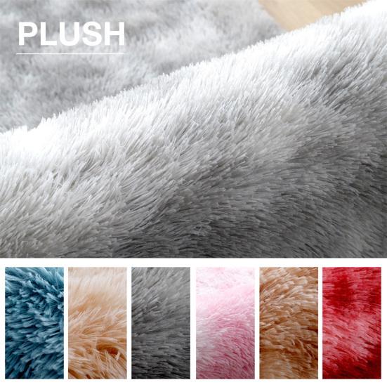 Rectangle Bandhnu Plush Floor Carpet Home Rug Living Room Mat Bedroom Decor