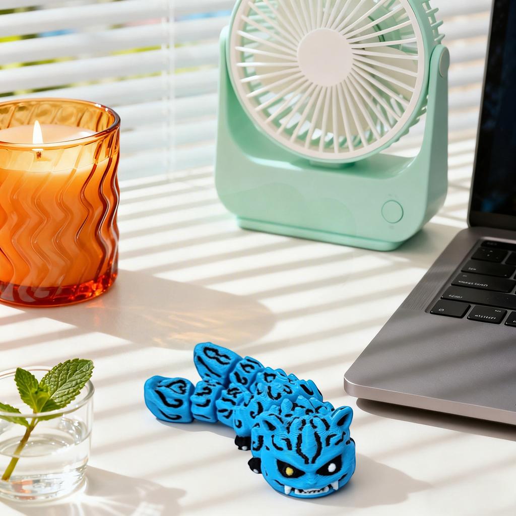 Синий с подвижными суставами, прочная артикуляция, синий брелок, оригинальное украшение, идеальный подарок для детей.