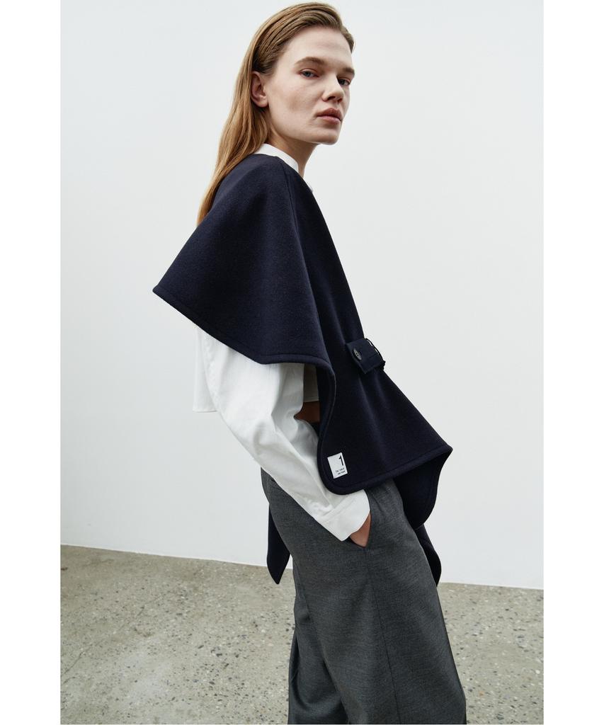 RECODE Belted Drape Shawl Ryaaw25543Bkx