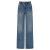 Edition Women's Fall Retro Straight-Leg Turkish Cotton Jeans with Metal Tag