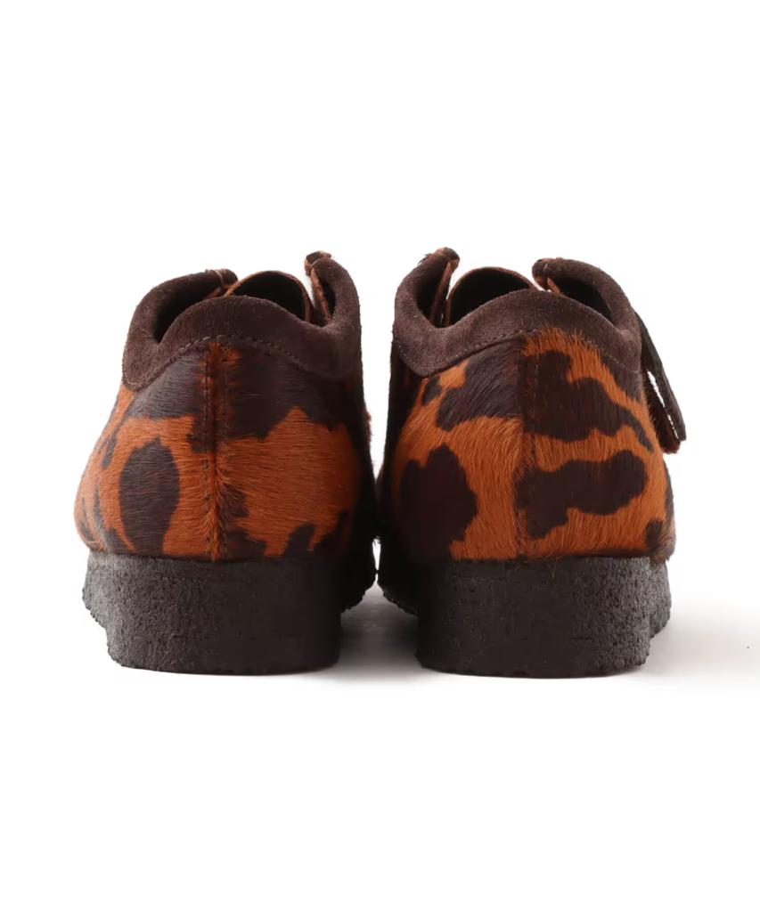 26183756 Clarks Wallabee Коричневый с принтом под коровью шкуру (Мужской)