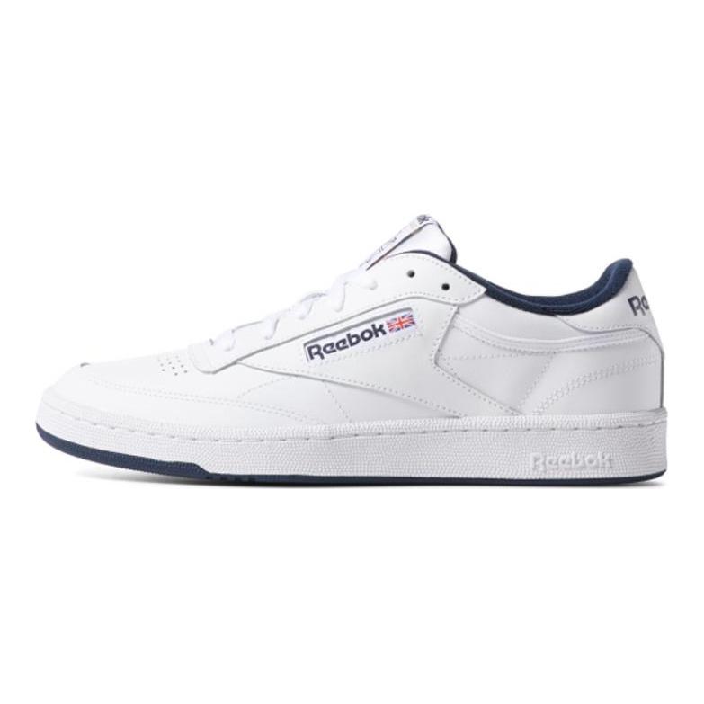 Reebok Кроссовки Club C 85 Белые Темно-синие AR0457