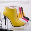 Women's High-heeled Short Boots, Versatile Slim Heeled Tassel Boots, New Autumn and Winter Oversized Boots