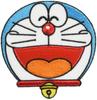 Inagaki Clothing Doraemon Большая нашивка Doraemon EMG004 Термонаклейка
