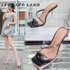 Women's Sandals Heels Fairy Style Sexy Open Toe Thin Slipper New Style Crystal Wear Banquet WZ-9720-3