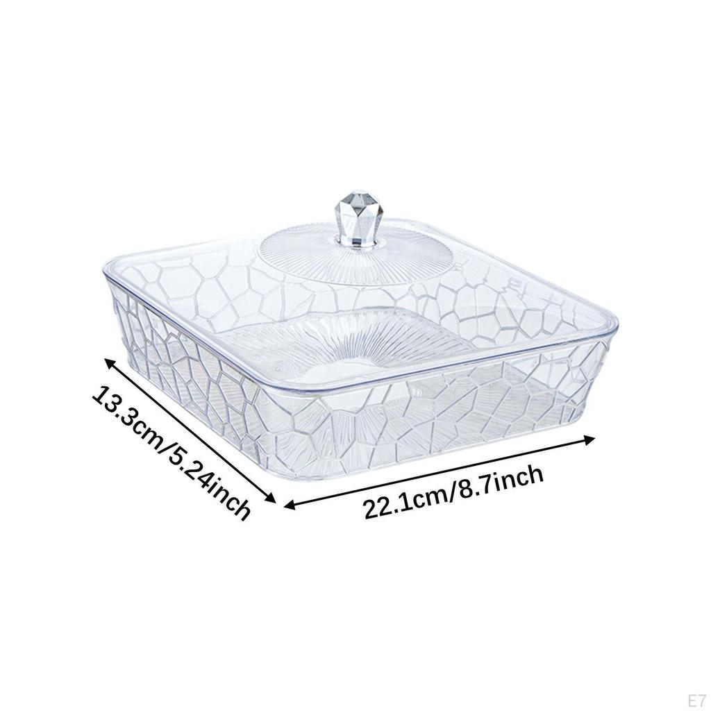 Поднос для хранения продуктов с крышкой для мероприятий и встреч