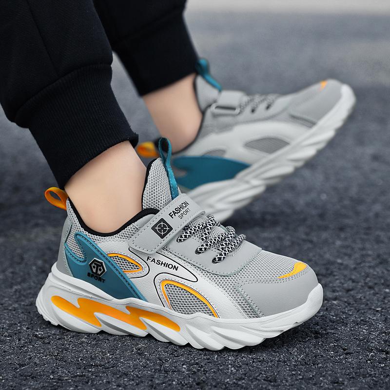 Kid's Autumn Spring Tennis Sports Shoes Boys Girls Students Casual Sneakers Trekking Trainers for Childrens