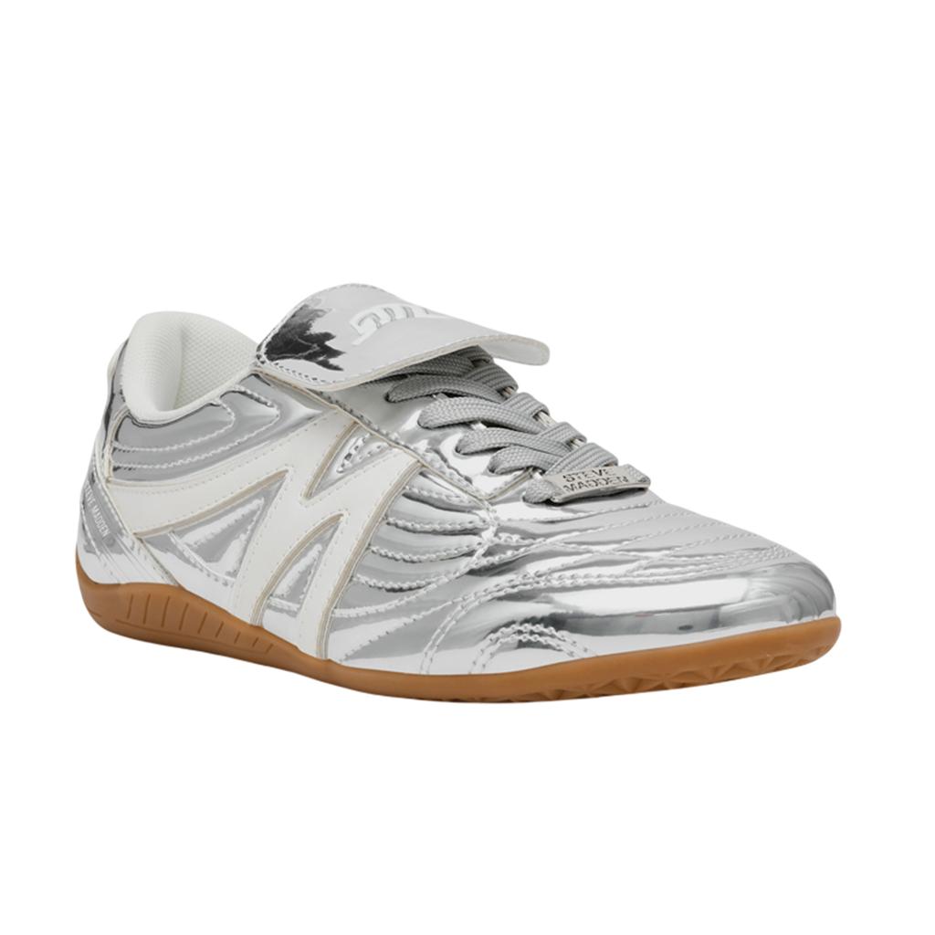 Steve Madden Womens/Ladies Metallic Trainers