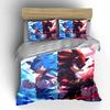 Blue and red hedgehogs. Bedding sets Duvet cover sets Duvet covers Pillowcases(1 * Duvet Cover 2 * Pillowcases without duvet insert)