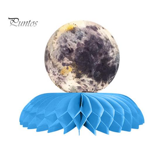 9 шт. Планета в форме сот, центральные украшения для стола в стиле космической солнечной системы, бумажные соты для дня рождения детей