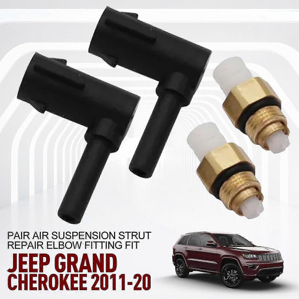 2011-2020 Jeep Grand Cherokee Air Suspension Strut Repair Elbow Fitting Pair