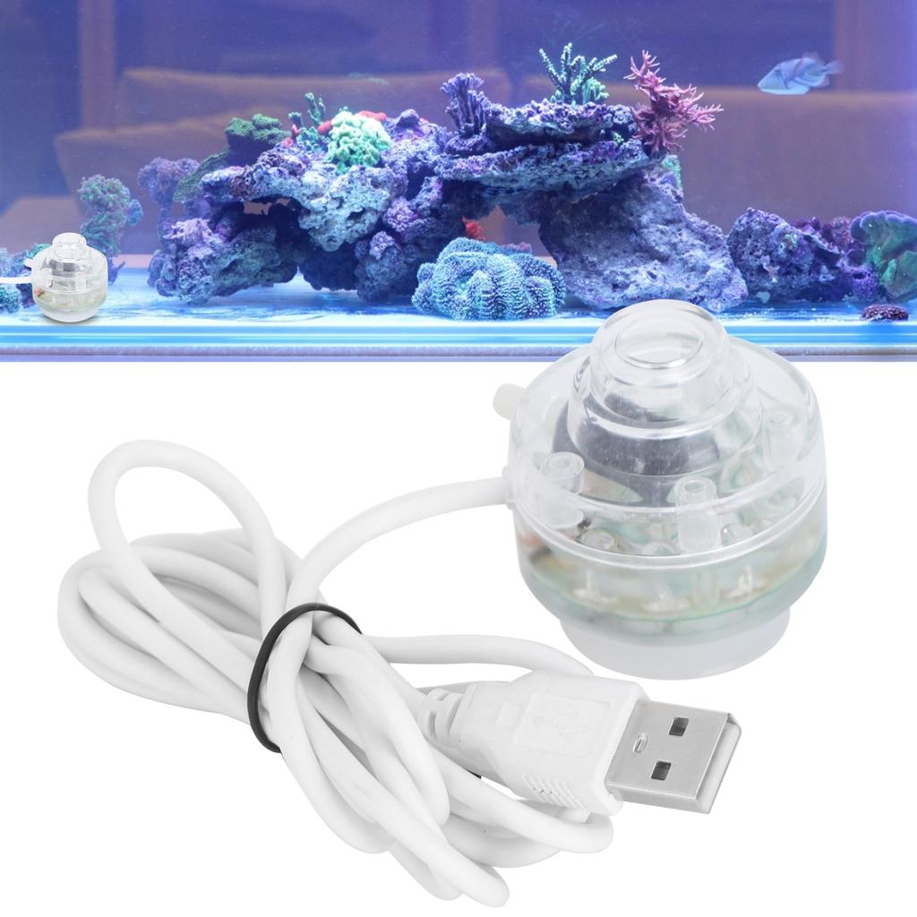 Plastic LED Fish Tanks Aquarium Colourful Gradient Spot Light Waterproof Submersible