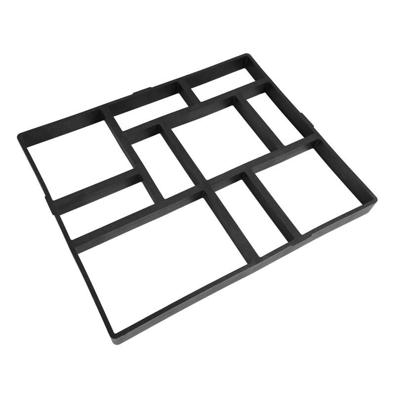 9Styles Садовый декор Мощение Садовая дорожная форма DIY Подъездная дорожка Бетонная ступенька Тротуарная форма