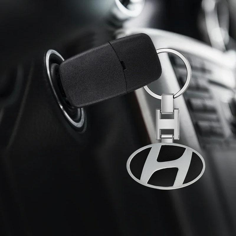 1 шт. Модный автомобильный брелок с эмблемой, аксессуары для ключей для Hyundai i30 Tucson Elantra Venue Palisade Terracan Accent Veloster Sonata